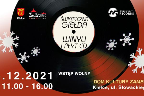 05.12. / Świąteczna Giełda Winyli i Płyt CD w Domu Kultury ZAMECZEK.