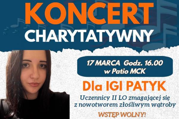 Koncert charytatywny dla Igi Patyk