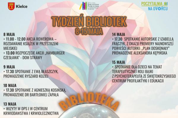 Tydzień Bibliotek 2024 w Miejskiej Bibliotece Publicznej w Kielcach