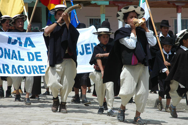 Wystawa fotograficzna Marcina Stolarczyka  - Obchody Paucar Raymi wśród Indian Saraguro w Ekwadorze
Fot. Marcin Stolarczyk