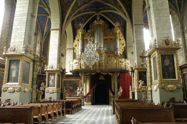 Sandomierz - Wnętrze bazyliki katedralnej. Fot. Edyta Ruszkowska